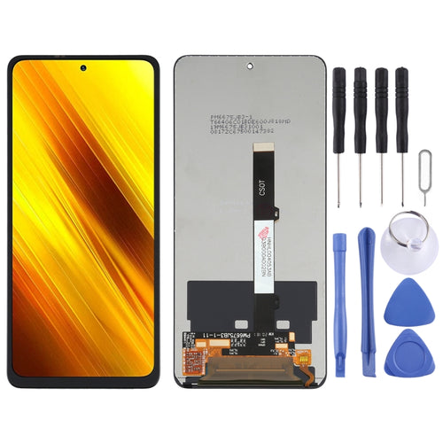 หน้าจอ LCD และ Digitizer Full Assembly สำหรับ Xiaomi Poco X3/Redmi หมายเหตุ 9 Pro 5G/mi 10T Lite 5G M2010J19SC M2010J19CG M2007J17G, For Xiaomi Poco X3