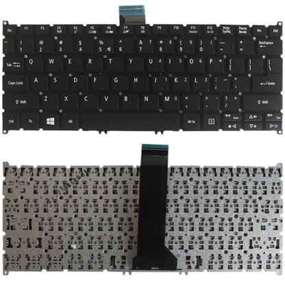 US Version คีย์บอร์ดสำหรับ ACER Aspire E3 111 C5SW V5-122 122P V5-132 132P V13 V3-371 E11 E3-112 E3-111, For Acer Aspire E3 111