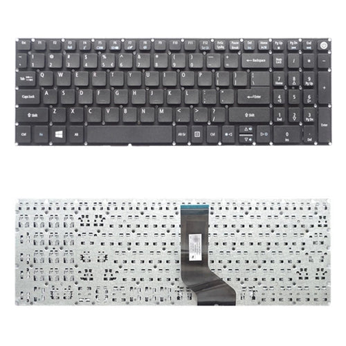 US Version คีย์บอร์ดสำหรับ Acer Aspire E5-532 E5-522 E5-573 E5-574 E5-722 E5-752 E5-772 E5-773 E5-575 V5-591G V3-574G F5-573G E15 E5-582P, For Acer Aspire E5-532