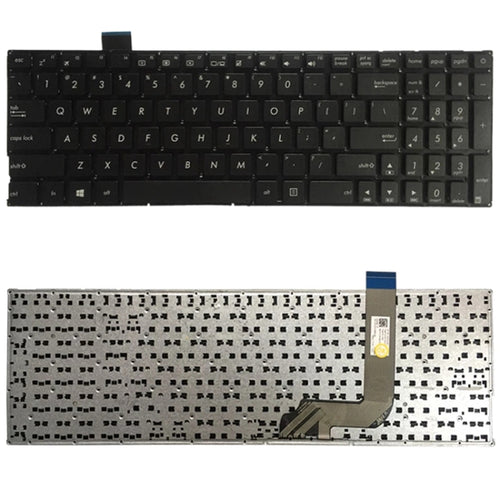 US Version คีย์บอร์ดสำหรับ Asus X542BA X542 X542B X542U X542UR X542BP X542UN X542UF X542UA X542UQ, For Asus X542BA (US Version)