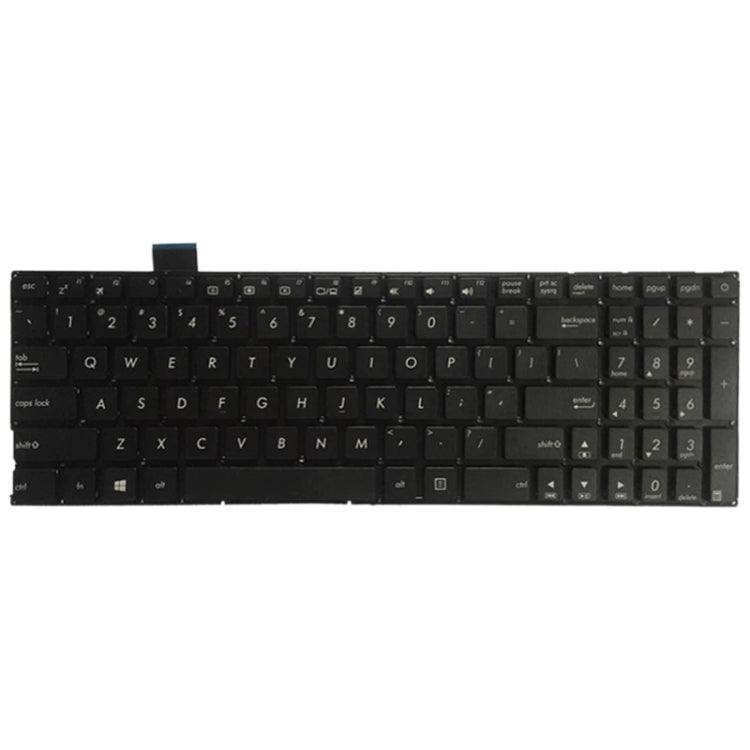 US Version คีย์บอร์ดสำหรับ Asus X542BA X542 X542B X542U X542UR X542BP X542UN X542UF X542UA X542UQ, For Asus X542BA (US Version)
