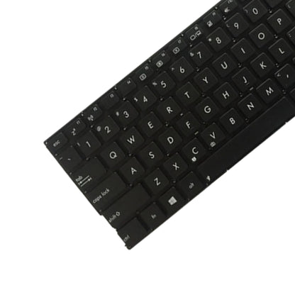 คีย์บอร์ดเวอร์ชั่นอเมริกาสำหรับ Asus X556 X556U X556UA X556UB X556UF X556UJ X556UQ X556UR X556UV, For Asus X556 (Black), For Asus X556 (White)