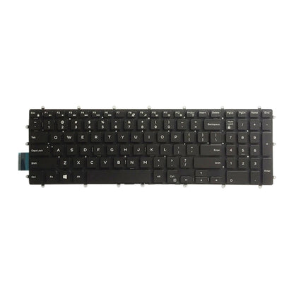 คีย์บอร์ดเวอร์ชั่นอเมริกาพร้อมแสงไฟสำหรับ Dell Inspiron 7567 7566 7577 7587 7570 7580, For Dell Inspiron 7567