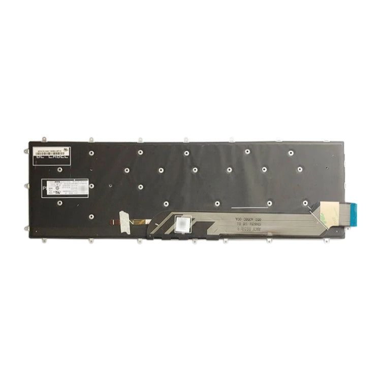 คีย์บอร์ดเวอร์ชั่นอเมริกาพร้อมแสงไฟสำหรับ Dell Inspiron 7567 7566 7577 7587 7570 7580, For Dell Inspiron 7567