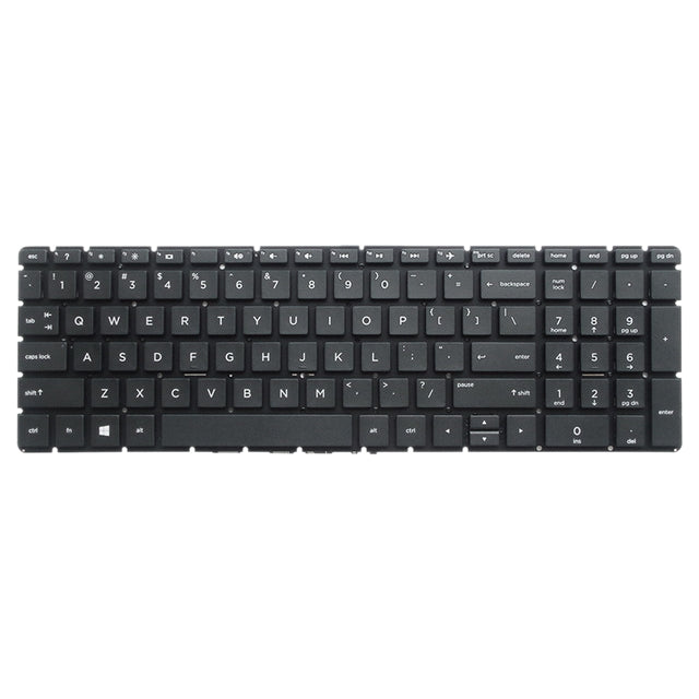 US Version แป้นพิมพ์สำหรับ HP 15-BS 15-BS000 15-BS100 15-BS500 15-BS600 15Q-BD 15-CC 17G-BR 15-BS004TX 15-BW, For HP 15-BS (US Version Black), For HP 15-BS (US Version Silver)