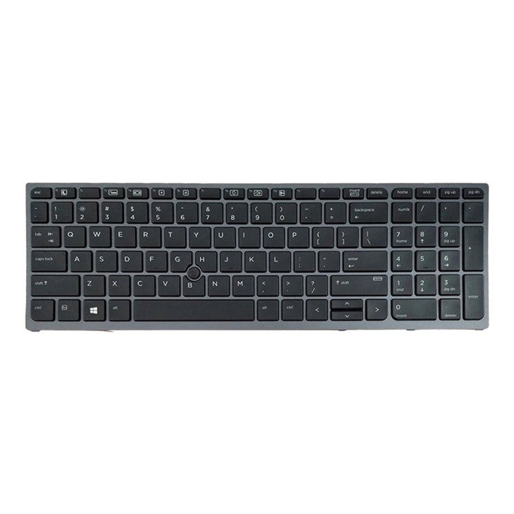 คีย์บอร์ดเวอร์ชั่นอเมริกาพร้อมแสงไฟสำหรับ HP Zbook 15 17 G3 848311-001, For HP Zbook 15(with Backlight)