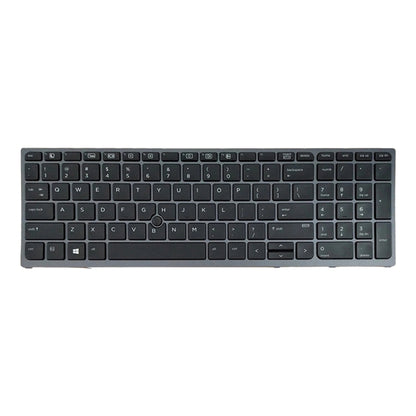 คีย์บอร์ดเวอร์ชั่นอเมริกาพร้อมแสงไฟสำหรับ HP Zbook 15 17 G3 848311-001, For HP Zbook 15(with Backlight)