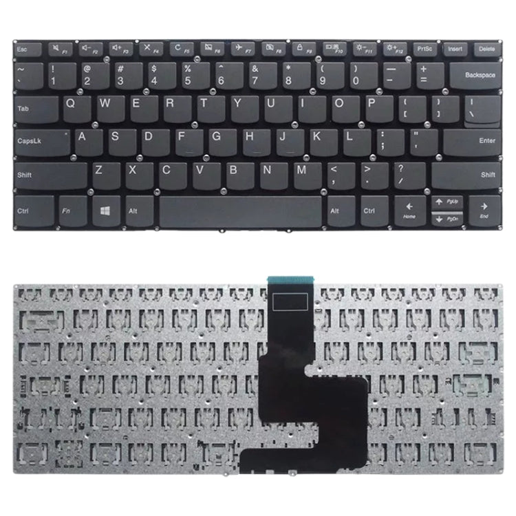 US Version คีย์บอร์ดสำหรับ Lenovo IdeaPad 320-14ISK 120S-14IAP 520-14IKB 7000-14 320-14Type 80X8 81C8 720-15IKB, For Lenovo IdeaPad 320-14isk