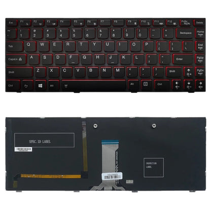คีย์บอร์ดเวอร์ชั่นอเมริกาพร้อมแสงไฟสำหรับ Lenovo IdeaPad Y400 Y400N Y410P Y430P, For Lenovo IdeaPad Y400