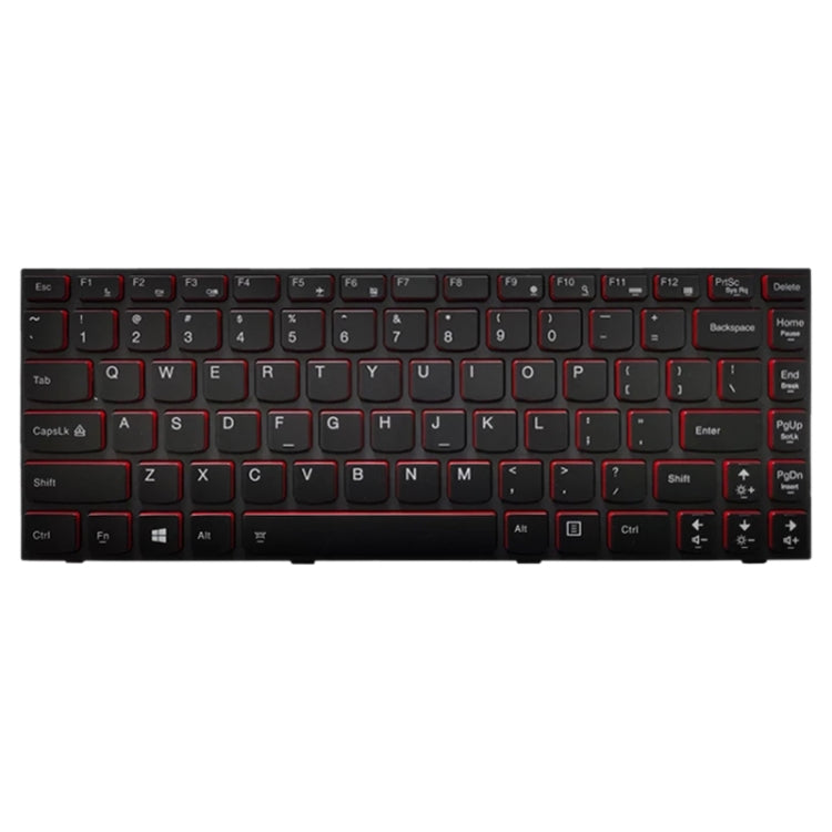 คีย์บอร์ดเวอร์ชั่นอเมริกาพร้อมแสงไฟสำหรับ Lenovo IdeaPad Y400 Y400N Y410P Y430P, For Lenovo IdeaPad Y400