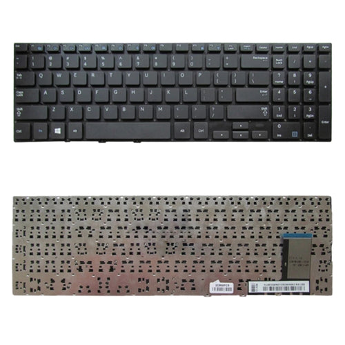 US Version แป้นพิมพ์สำหรับ Samsung NP 370R5E 370R5V 510R5E 450R5E 450R5V 470R5E 450R5J 450R5U, For Samsung 370R5V (Black)