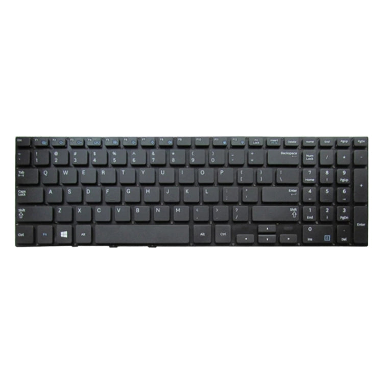US Version แป้นพิมพ์สำหรับ Samsung NP 370R5E 370R5V 510R5E 450R5E 450R5V 470R5E 450R5J 450R5U, For Samsung 370R5V (Black)