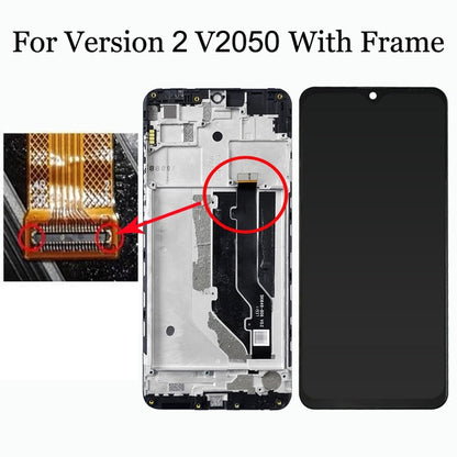 หน้าจอแอลซีดีและชุดประกอบDigitizerพร้อมกรอบสำหรับZTE 20 สมาร์ทV2050, For ZTE 20 Smart V2050