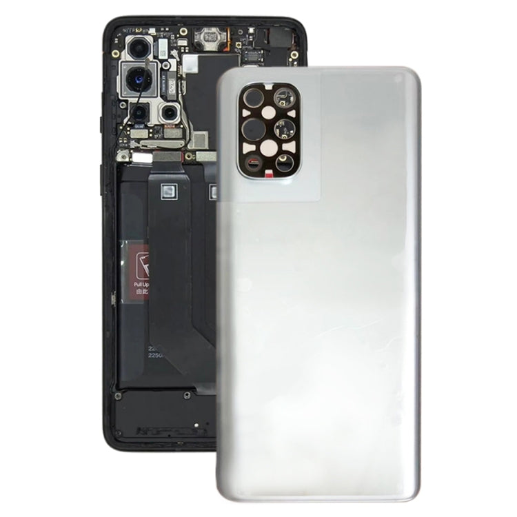 สำหรับฝาหลังแบตเตอรี่ OnePlus 8T + 5G พร้อมฝาครอบเลนส์กล้อง, For OnePlus 8T+ 5G