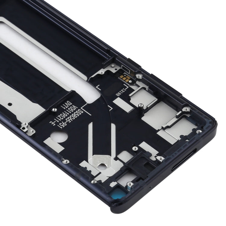 แผ่นปิดกรอบกลางสำหรับ Motorola Edge XT2063-3, For Motorola Edge (Black)