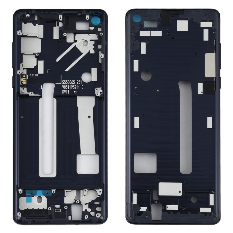 แผ่นปิดกรอบกลางสำหรับ Motorola Edge XT2063-3, For Motorola Edge (Black)