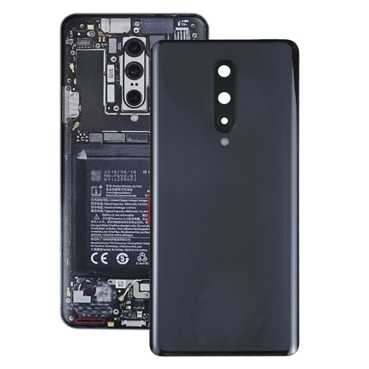 สำหรับฝาหลังแบตเตอรี่ OnePlus 8 พร้อมฝาครอบเลนส์กล้อง, For OnePlus 8(with Camera Lens Frame), For OnePlus 8