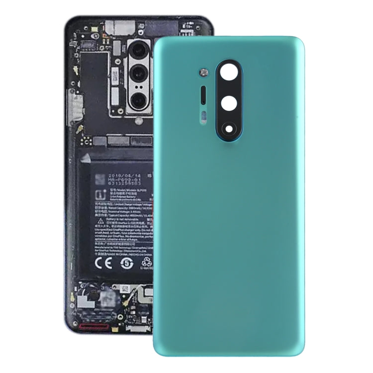 สำหรับฝาหลังแบตเตอรี่ OnePlus 8 Pro พร้อมฝาครอบเลนส์กล้อง, For OnePlus 8 Pro, For OnePlus 8 Pro(with Camera Lens Frame)