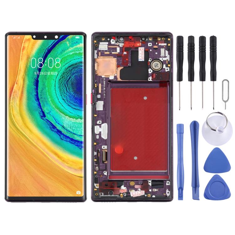 หน้าจอแอลซีดีและชุดประกอบDigitizerพร้อมกรอบสำหรับHuawei Mate 30 Pro, For Huawei Mate 30 Pro