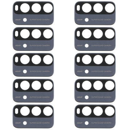 10 ชิ้นเลนส์กล้องด้านหลังสำหรับ Xiaomi Redmi หมายเหตุ 9 4G M2010J19SC, For Xiaomi Redmi Note 9 4G, For Xiaomi Redmi Note 9 4G (Blue)
