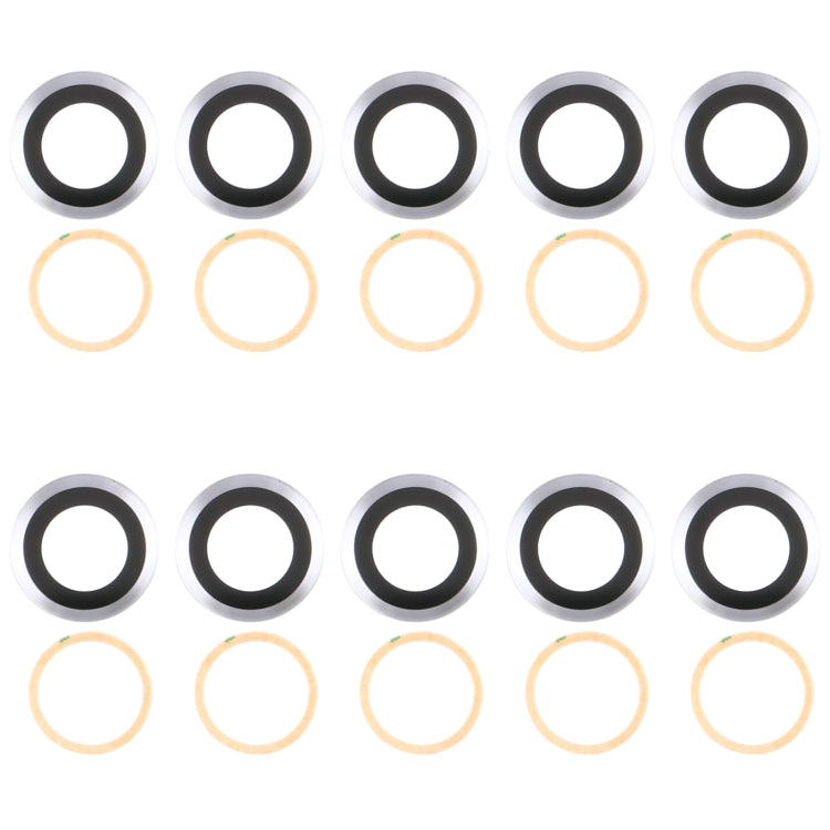 10 ชิ้นเลนส์กล้องด้านหลังสำหรับ Xiaomi Mi 11 M2011K2C M2011K2G, For Xiaomi  Mi 11