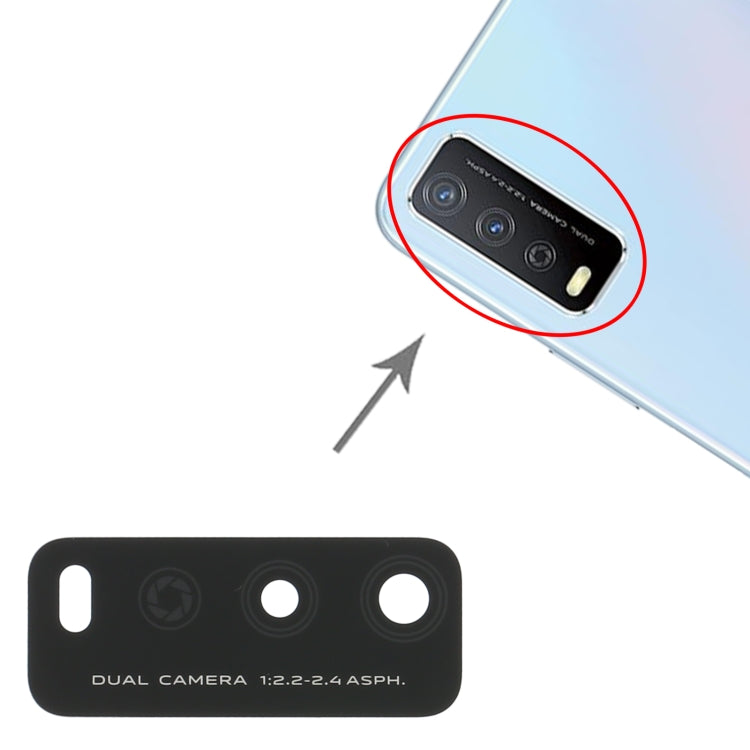 สำหรับVivo Y12s V2026 V2033 10 ชิ้นเลนส์กล้องด้านหลัง, For Vivo Y12s