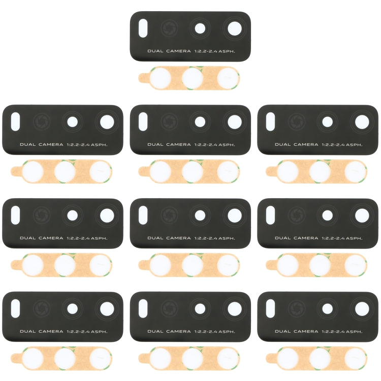 สำหรับVivo Y11s / Y30 มาตรฐาน / Y30G / Y12s / Y12a / Y12s 2021 10 ชิ้นเลนส์กล้องหลัง, For Vivo Y11s/ Y30 Standard / Y30G / Y12s / Y12a / Y12s 2021