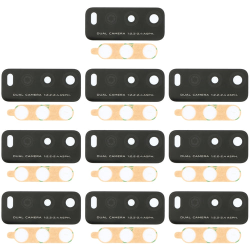 สำหรับVivo Y11s / Y30 มาตรฐาน / Y30G / Y12s / Y12a / Y12s 2021 10 ชิ้นเลนส์กล้องหลัง, For Vivo Y11s/ Y30 Standard / Y30G / Y12s / Y12a / Y12s 2021