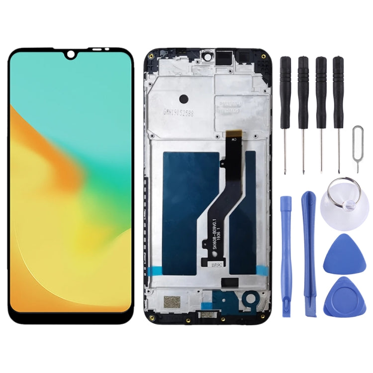 หน้าจอแอลซีดีและชุดประกอบDigitizerพร้อมกรอบสำหรับZTE Blade A7 2019 2019RU, For ZTE Blade A7 2019
