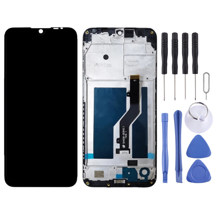 หน้าจอแอลซีดีและชุดประกอบDigitizerพร้อมกรอบสำหรับZTE Blade A7 2019 2019RU, For ZTE Blade A7 2019