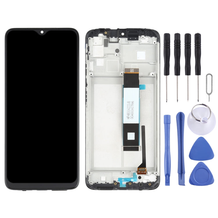หน้าจอ LCD และ Digitizer Full ASSEMBLY พร้อมกรอบสำหรับ Xiaomi Redmi หมายเหตุ 9 4G / Poco M3 / Redmi 9 Power M2010J19SC M2010J19CG, For Xiaomi Redmi Note 9 4G