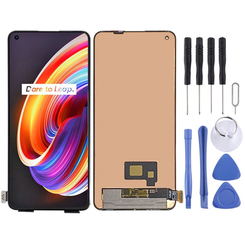 Super AMOLED วัสดุหน้าจอ LCD และ Digitizer Full ASSEMBLY สำหรับ OPPO Realme X7 Pro RMX2121 RMX2111, For Realme X7 Pro(Original)
