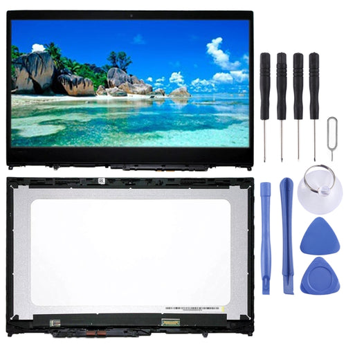 1920x1080 FHD หน้าจอ LCD และ Digitizer Full Assembly พร้อมกรอบสำหรับ Lenovo IdeaPad Flex 5-15 / โยคะ 520, For Lenovo IdeaPad Flex 5-15 (1920 x 1080)