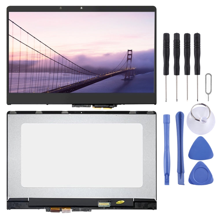 1920x1080 FHD หน้าจอ LCD และ Digitizer Full Assembly พร้อมกรอบสำหรับ Lenovo โยคะ 710-14ISKIKB 5D10M14182, For Lenovo YOGA 710-14ISKIKB