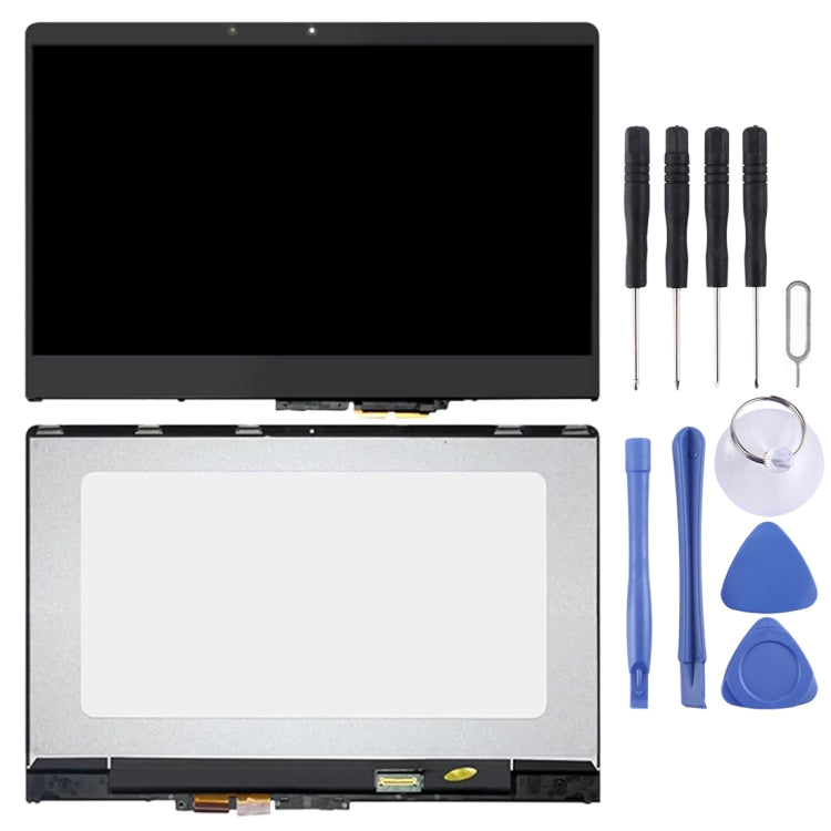 1920x1080 FHD หน้าจอ LCD และ Digitizer Full Assembly พร้อมกรอบสำหรับ Lenovo โยคะ 710-14ISKIKB 5D10M14182, For Lenovo YOGA 710-14ISKIKB
