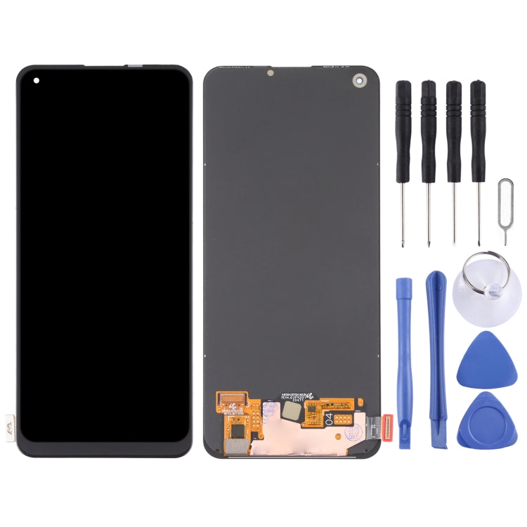 หน้าจอ LCD วัสดุ Super AMOLED ดั้งเดิมและชุดประกอบDigitizerสำหรับOPPO Realme V15 5G, For Realme V15 5G (Original)