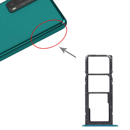 ถาดซิมการ์ด + ถาดซิมการ์ด + ถาดการ์ด Micro SD สำหรับ Huawei Y7a, For Huawei Y7a