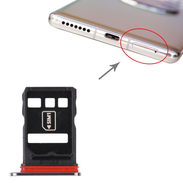 ถาดซิมการ์ด + ถาดการ์ด NM สำหรับ Huawei Mate 40, For Huawei Mate 40