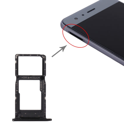 ถาดซิมการ์ด + ถาดซิมการ์ด / ถาดการ์ด Micro SD สำหรับ Honor 9S, For Honor 9S