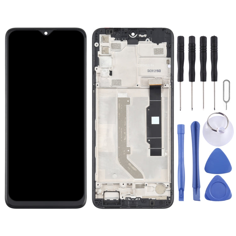 หน้าจอแอลซีดีและชุดประกอบDigitizerพร้อมกรอบสำหรับTCL 20 SE T761H, For TCL 20 SE