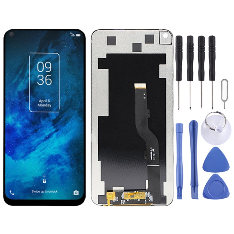 หน้าจอแอลซีดีและชุดประกอบDigitizerสำหรับTCL 10 5G T790Y, For TCL 10 5G