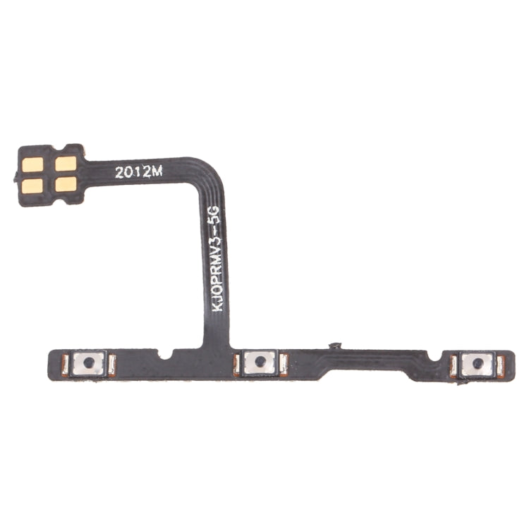 สำหรับปุ่มเปิด/ปิดไอโฟนและปุ่มปรับระดับเสียง Flex Cable, For OPPO Realme V3