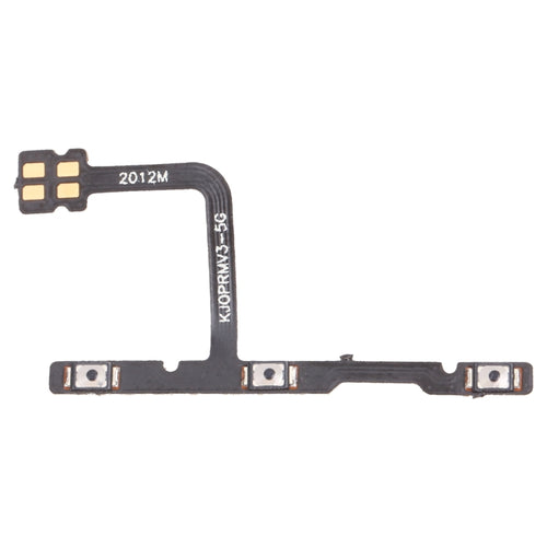 สำหรับปุ่มเปิด/ปิดไอโฟนและปุ่มปรับระดับเสียง Flex Cable, For OPPO Realme V3