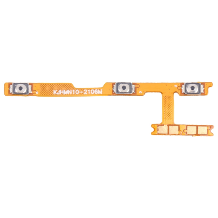 ปุ่มเปิดปิดและปุ่มปรับระดับเสียง Flex Cable สำหรับ Xiaomi Redmi หมายเหตุ 10 M2101K7AI M2101K7AG, For Xiaomi Redmi Note 10