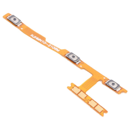 ปุ่มเปิดปิดและปุ่มปรับระดับเสียง Flex Cable สำหรับ Xiaomi Redmi หมายเหตุ 10 M2101K7AI M2101K7AG, For Xiaomi Redmi Note 10