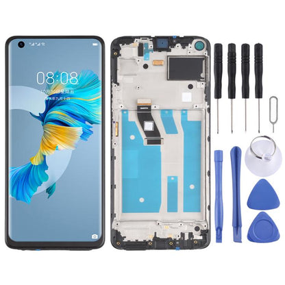 หน้าจอแอลซีดีและชุดประกอบDigitizerพร้อมกรอบสำหรับHuawei Mate 40 Lite, For Huawei Mate 40 Lite