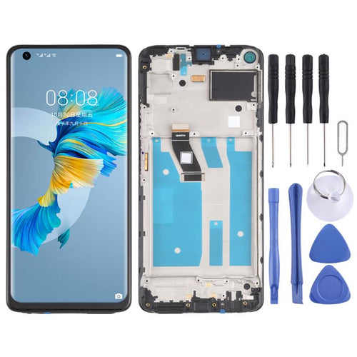 หน้าจอแอลซีดีและชุดประกอบDigitizerพร้อมกรอบสำหรับHuawei Mate 40 Lite, For Huawei Mate 40 Lite
