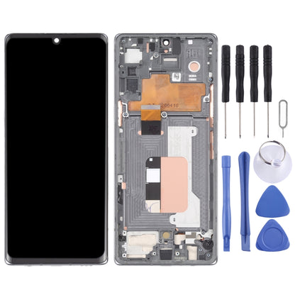 หน้าจอ LCD และ Digitizer Full ASSEMBLY พร้อมกรอบสำหรับ LG กำมะหยี่ 5G LM-G900N LM-G900EM LM-G900 LM-G900TM, For LG Velvet 5G(KR Version)