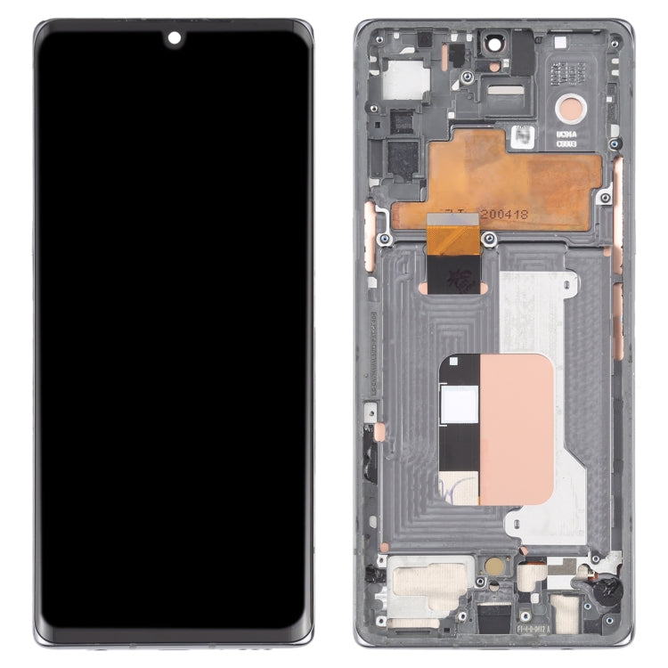 หน้าจอ LCD และ Digitizer Full ASSEMBLY พร้อมกรอบสำหรับ LG กำมะหยี่ 5G LM-G900N LM-G900EM LM-G900 LM-G900TM, For LG Velvet 5G(KR Version)