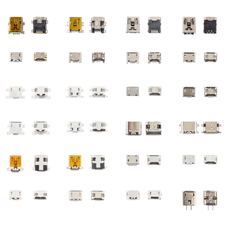 240 ชิ้น/เซ็ต Micro USB/Type C ชาร์จพอร์ต Connector, 240 PCS/Set